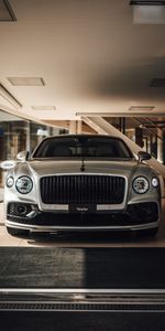 Bentley,Bentley Flying Spur,Car,Cars,Front View,Grey