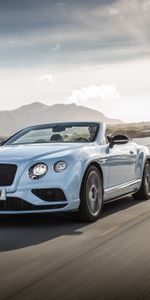 Gt,Continental,V8,Тачки (Cars),Кабриолет,Бэнтли (Bentley),Вид Сбоку