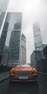 Bentley,City,Building,Car,Machine,Bentley Continental Gt,Cars,Front View