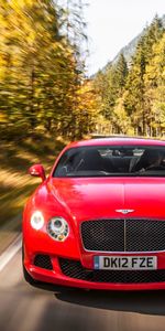 Gt,Continental,Тачки (Cars),Движение,Бэнтли (Bentley),Скорость