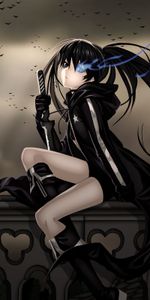 Стрелок С Чёрной Скалы (Black Rock Shooter),Аниме,Девушки