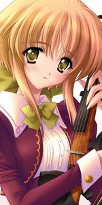 Blond,Violon,Blonde,Fille,Anime