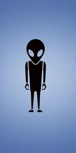 Blue Background,Glow,Stranger,Alien,Minimalism,Vector