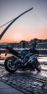 Blur,Smooth,Side View,Motorcycles,Motorcycle,City,Bike