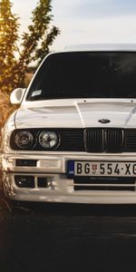 Бмв (Bmw),325I,Машины,E30,Белый,Тачки (Cars)