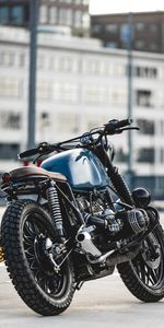 Bmw R80,Вид Сбоку,Синий,Байк,Мотоцикл,Мотоциклы,Бмв (Bmw)