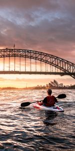 Bridge,Helmet,Rowing,Nature