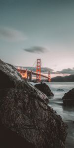 Porte D’Or,Porte Dorée,Villes,Pont,Etats Unis,San Francisco,États Unis