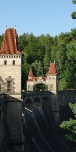 Bridges,Trees,Roads,Landscape