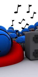 Bright,Colorful,Music Lovers,Colourful,Musicians,Sound,Music,3D