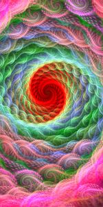 Abstracción,Brillante,Abigarrado,Fractal,Espiral,Multicolor,Remolino