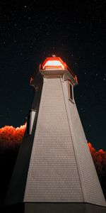 Imeuble,Bâtiment,Vue De Dessous,Vue De Bas,Nuit,Sombre,Phare