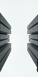 Building,Bottom View,Skyscrapers,Minimalism