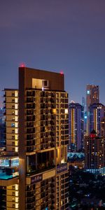 Ciudades,Edificio,Casas,Noche,Ciudad