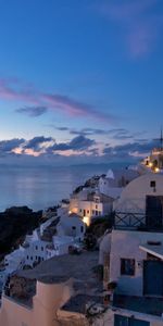 Ciudades,Edificio,Mar,Noche