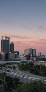 Building,Cities,Sunset,City,Road