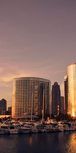 Building,Dusk,United States,Cities,Twilight,Construction,California,San Diego,Usa