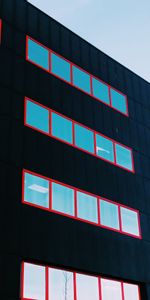 Edificio,Fachada,Ventanas,Minimalismo