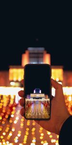 Building,Hand,Miscellanea,Miscellaneous,Garland,Garlands,Photo,Telephone