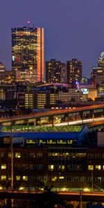 Building,Lights,Night City,Skyscrapers,Cities