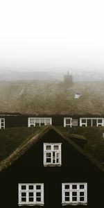 Building,Miscellanea,Fog,Haze,Scandinavia,Houses,Miscellaneous