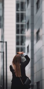 Building,Miscellanea,Miscellaneous,Bag,Shooting,Survey,Girl,Photographer