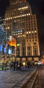 Building,Offices,Cities,Night,Hdr,New York,Apple