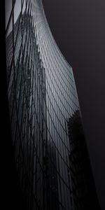 Building,Reflection,Dark,Facade,Glass