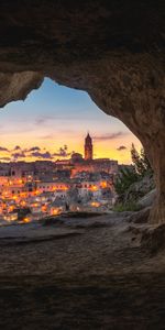 Building,View,Night City,Cities,Cave,Italy