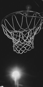 Bw,Basketball Ring,Basketball Hoop,Dark,Chb,Basketball,Grid