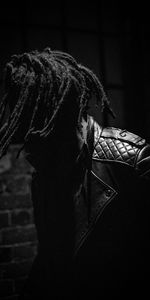 Bw,Jacket,Dreadlocks,Chb,Guy,Dark