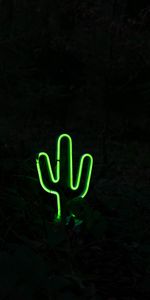 Cactus,Dark,Neon