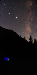 Etoiles,Tente,Nature,Montagnes,Nuit,Camping,Sombre