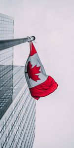 Canada,Building,Miscellanea,Skyscrapers,Flagpole,Flagstaff,Miscellaneous,Flag