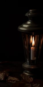 Lampe,Nuit,Bougie,Sombre