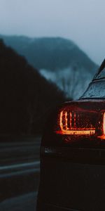 Luces,Linternas,Un Coche,Coches,Oscuro,Mojado,Máquina