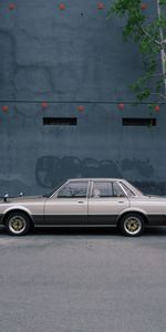 Car,Machine,Grey,Side View,Cars,Retro