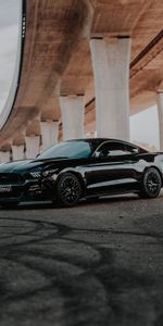 Ford Mustang,Ford Mustang Gt,Ford,Vue De Côté,Voitures,Le Noir,Voiture