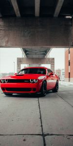 Dodge,Вид Спереди,Dodge Challenger Srt,Спорткар,Красный,Автомобиль,Тачки (Cars)