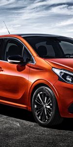 Пежо (Peugeot),208,Красный,Вид Сбоку,Тачки (Cars)