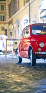 Тачки (Cars),Фиат (Fiat),500Px,Красный,Вид Спереди