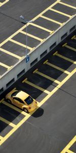 Parking,Voitures,Minimalisme