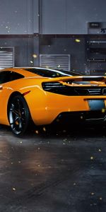 Étincelles,Sparks,Mp4 12C,Voitures,Mclaren,Vue Arrière