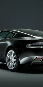 2008,Dbs,Тачки (Cars),Вид Сзади,Астон Мартин (Aston Martin),Черный,Стиль