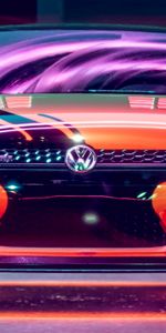 Cars,Backlight,Illumination,Tuning,Car,Machine,Volkswagen,Volkswagen Golf Gti,Neon