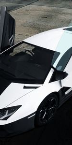 Перед,Aventador,Ламборгини,Белый,Тачки (Cars),Ламборджини (Lamborghini),Черный