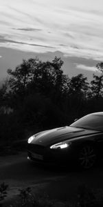 Cars,Bw,Aston Martin A8,Dark,Car,Machine,Aston Martin,Chb