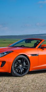 F Type,V8 S,Кабриолет,Тачки (Cars),Красный,Ягуар (Jaguar)