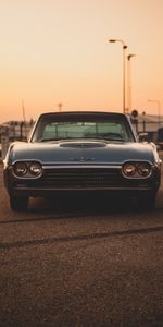 Ford Thunderbird 63,Vieux,Voitures,Vue De Face,Machine,Vieille,Millésime,Une Voiture,Ford,Vintage