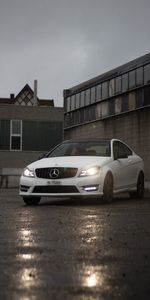 Carro,Coche,Vista Frontal,Coches,Mercedes Benz,Mercedes Benz C250 Amg